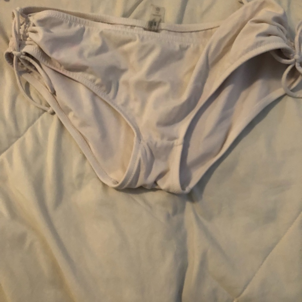 White swimsuit bottoms